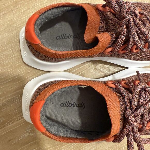 AllBirds Women’s Tree Dasher Burnt Orange White Sole Relay Running Shoes Sz 5.5 - Picture 5 of 11